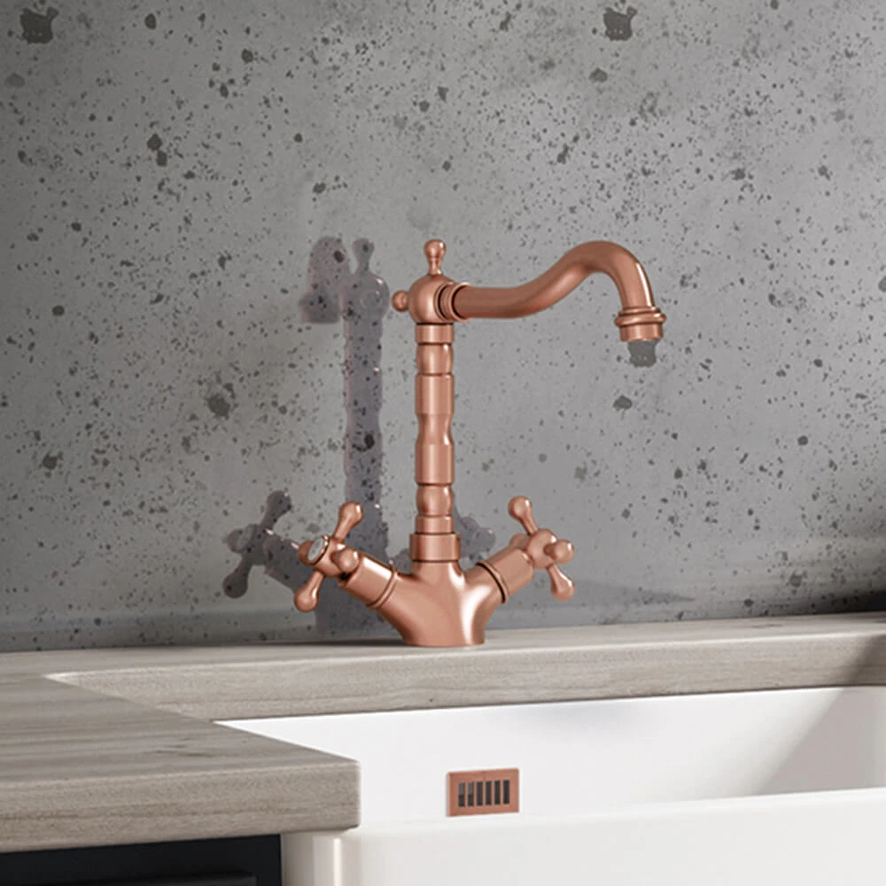 Butler & Rose Alba French Mono Kitchen Mixer - Antique Copper 3 Butler & Rose Alba French Mono Kitchen Mixer - Antique Copper - Image 3