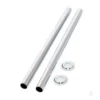 Butler & Rose Radiator Pipes & Cover Plates - Chrome