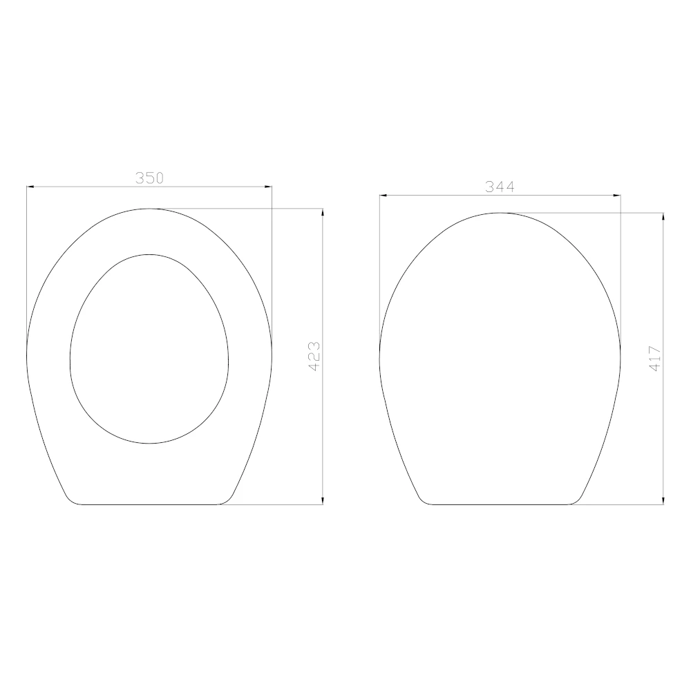 Butler & Rose Soft Close Toilet Seat - Almond White 6 Butler & Rose Soft Close Toilet Seat - Almond White - Image 6