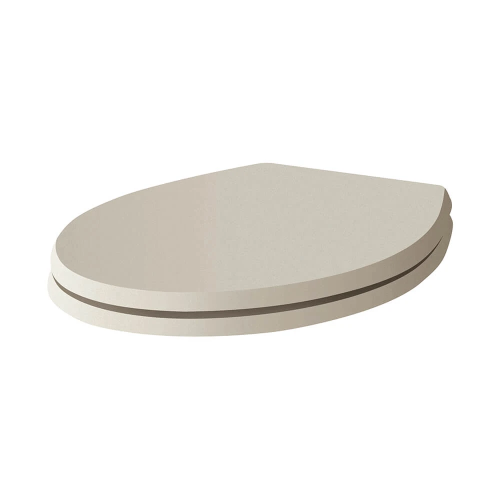 Butler & Rose Soft Close Toilet Seat - Almond White 2 Butler & Rose Soft Close Toilet Seat - Almond White - Image 2