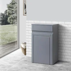 Butler & Rose Darcy 500mm Back To Wall Toilet Unit - Chalk White