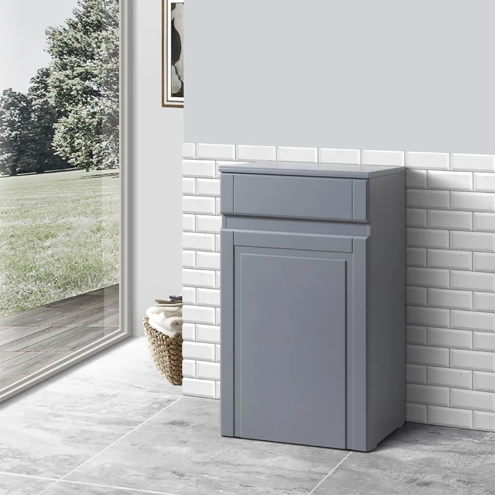 Butler & Rose Darcy 500mm Back To Wall Toilet Unit - Chalk White 1 Butler & Rose Darcy 500mm Back To Wall Toilet Unit - Chalk White