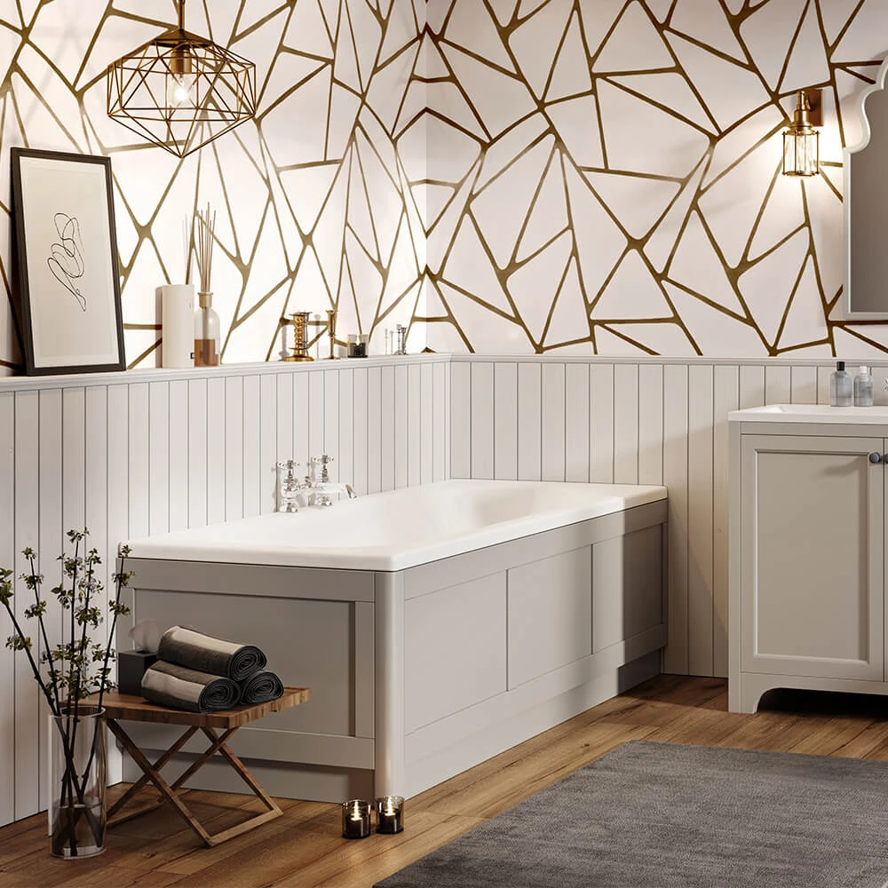 Butler & Rose Wooden End Bath Panel - 750mm - Arctic White 4 Butler & Rose Wooden End Bath Panel - 750mm - Arctic White - Image 4