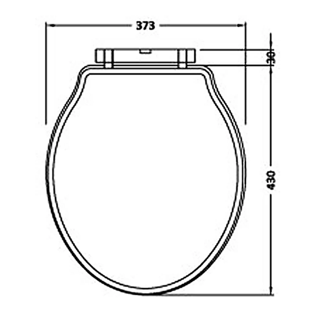 Butler & Rose Benedict Stone Grey Soft Closing Top Fix Toilet Seat 2 Butler & Rose Benedict Stone Grey Soft Closing Top Fix Toilet Seat - Image 2