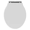 Butler & Rose Benedict White Wooden Finish Soft Close Toilet Seat With Quick Release