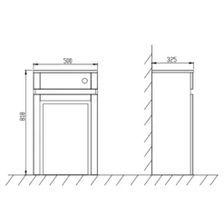 Butler & Rose Darcy 500mm Back To Wall Toilet Unit - Chalk White 19 Butler & Rose Darcy 500mm Back To Wall Toilet Unit - Chalk White -Vado Shop butler rose catherine 500 back towall wc unit tech