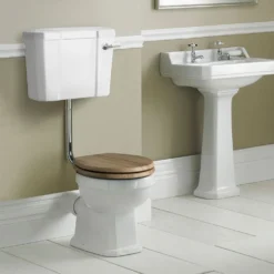 Butler & Rose Catherine Low Level Traditional Toilet - Pan & Cistern -Vado Shop butler rose catherine pan low level cistern