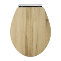 Butler & Rose Catherine Walnut Finish Soft Closing Top Fix Toilet Seat