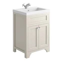Butler & Rose Charlotte 600mm Vanity Unit - Spa Grey -Vado Shop butler rose charlotte 600mm vanity unit dovetail grey cutout 2
