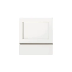 Butler & Rose Wooden End Bath Panel - 750mm - Arctic White 13 Butler & Rose Wooden End Bath Panel - 750mm - Arctic White -Vado Shop butler rose end bath panel almond white cutout