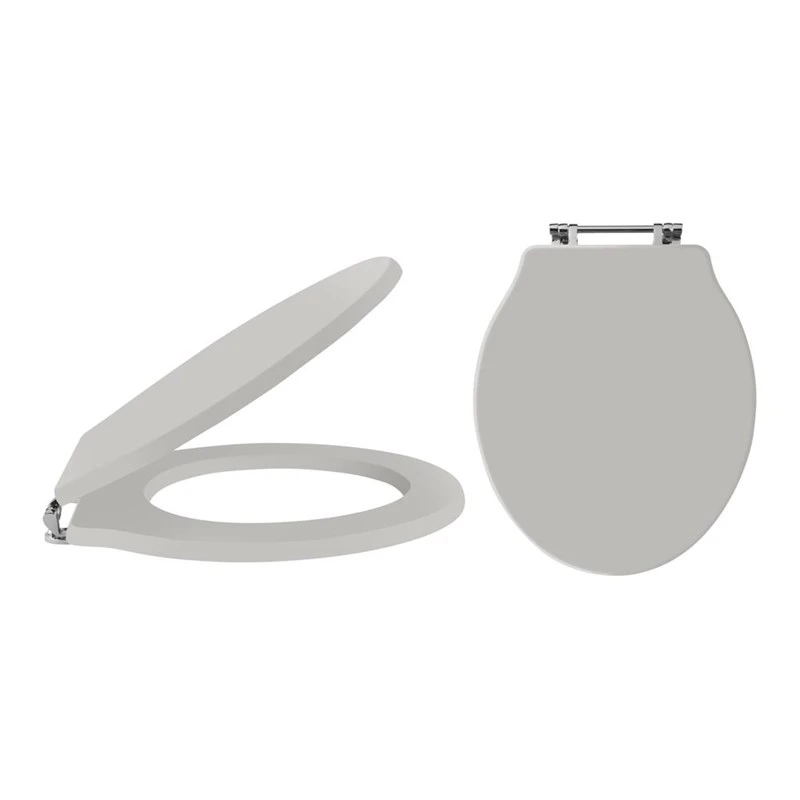Butler & Rose Benedict Stone Grey Soft Closing Top Fix Toilet Seat 1 Butler & Rose Benedict Stone Grey Soft Closing Top Fix Toilet Seat