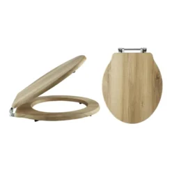 Butler & Rose Benedict Walnut Finish Soft Closing Top Fix Toilet Seat