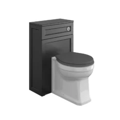 Butler & Rose 500mm Back To Wall Toilet Unit - Dovetail Grey -Vado Shop butler rose wc unit spa grey cutout