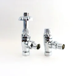 Butler & Rose Westminster Ornate Thermostatic Angled Radiator Valves - Satin Nickel 5 Butler & Rose Westminster Ornate Thermostatic Angled Radiator Valves - Satin Nickel -Vado Shop butler rose westminster thermostatic valve chrome