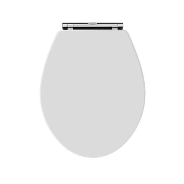 Butler & Rose Catherine White Wooden Soft Close Toilet Seat With Quick Release 1 Butler & Rose Catherine White Wooden Soft Close Toilet Seat With Quick Release