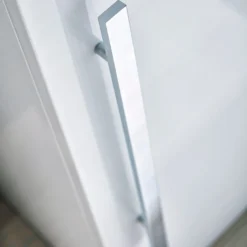 Harbour Icon 900mm Spacesaving White Gloss Left Combination Bathroom Toilet, Sink Unit, Cistern & Vellamo Aspire Toilet With SC Seat -Vado Shop campione white handle4