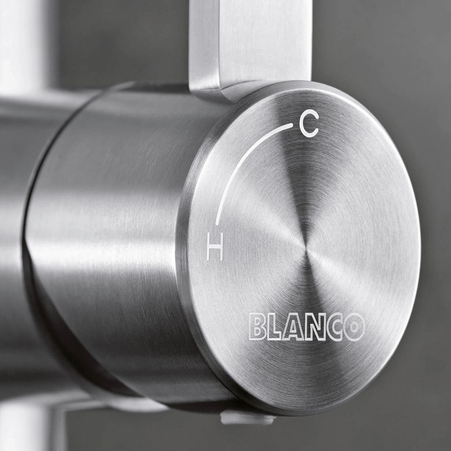 Blanco Candor WRAS Approved Single Lever Brushed Stainless Steel Mono Kitchen Mixer Tap 4 Blanco Candor WRAS Approved Single Lever Brushed Stainless Steel Mono Kitchen Mixer Tap - Image 4