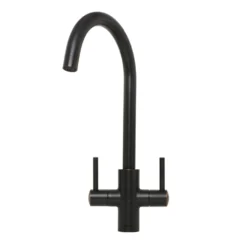 Caple Lamar Twin Lever Mono Kitchen Mixer - Blackened Copper