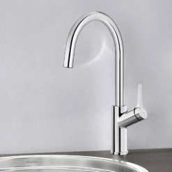 Blanco Carena Single Lever Chrome Mono Kitchen Mixer Tap