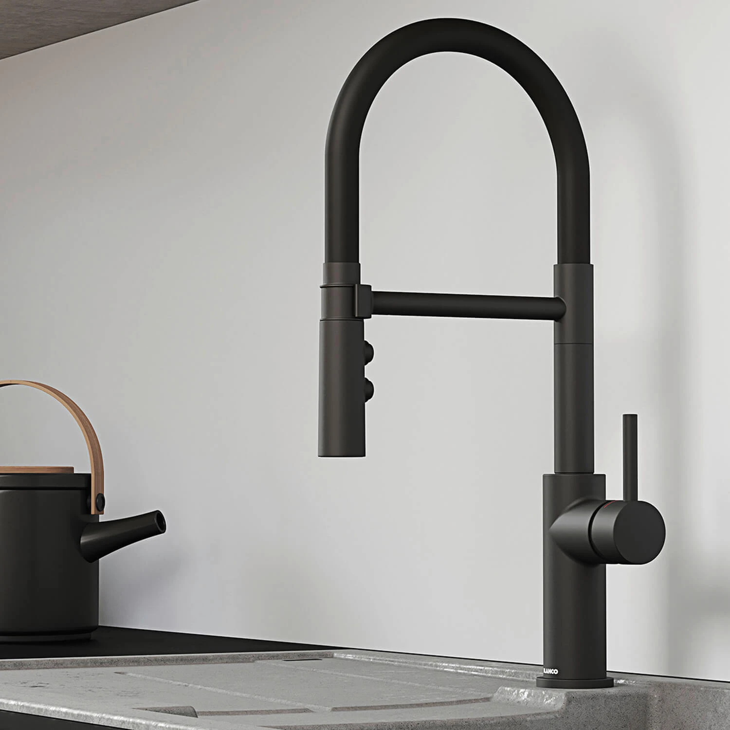 Blanco Catris-S Flexo Single Lever Pull Out Kitchen Mixer Tap With Dual Spray - Matt Black 1 Blanco Catris-S Flexo Single Lever Pull Out Kitchen Mixer Tap With Dual Spray - Matt Black