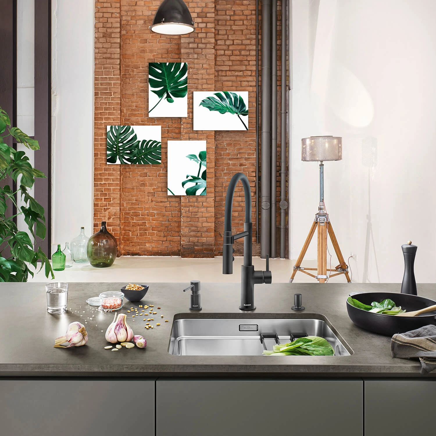 Blanco Catris-S Flexo Single Lever Pull Out Kitchen Mixer Tap With Dual Spray - Matt Black 10 Blanco Catris-S Flexo Single Lever Pull Out Kitchen Mixer Tap With Dual Spray - Matt Black - Image 10