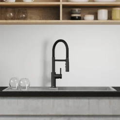 Blanco Catris-S Flexo Single Lever Pull Out Kitchen Mixer Tap With Dual Spray - Matt Black 24 Blanco Catris-S Flexo Single Lever Pull Out Kitchen Mixer Tap With Dual Spray - Matt Black -Vado Shop catris s flexo matt black lifestyle 5