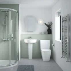 Christine Close Coupled Toilet & Toilet & Soft Close Seat 9 Christine Close Coupled Toilet & Toilet & Soft Close Seat -Vado Shop christine close coupled toilet with soft close seat lifestyle 2