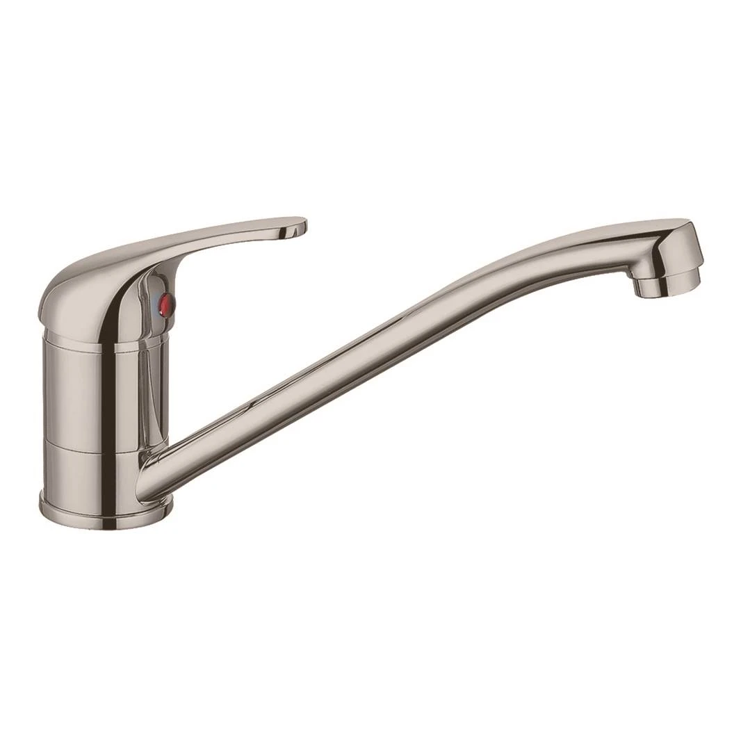Clearwater Creta Single Lever Mono Sink Mixer With Swivel Spout - Brushed Nickel 3 Clearwater Creta Single Lever Mono Sink Mixer With Swivel Spout - Brushed Nickel - Image 3
