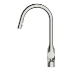 Clearwater Amelio Single Lever Touch-Free Sensor Kitchen Mixer Tap With Pull Out Spray - Matt Black -Vado Shop clearwater amelio brushed nickel sensor tap cutout 2