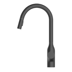 Clearwater Amelio Single Lever Touch-Free Sensor Kitchen Mixer Tap With Pull Out Spray - Matt Black -Vado Shop clearwater amelio matt black sensor tap cutout 2