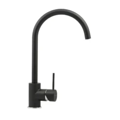 Clearwater Elara WRAS Approved Single Lever Mono Kitchen Mixer Tap - Chrome And Nero 9 Clearwater Elara WRAS Approved Single Lever Mono Kitchen Mixer Tap - Chrome And Nero -Vado Shop clearwater elara onyx kitchen tap cutout