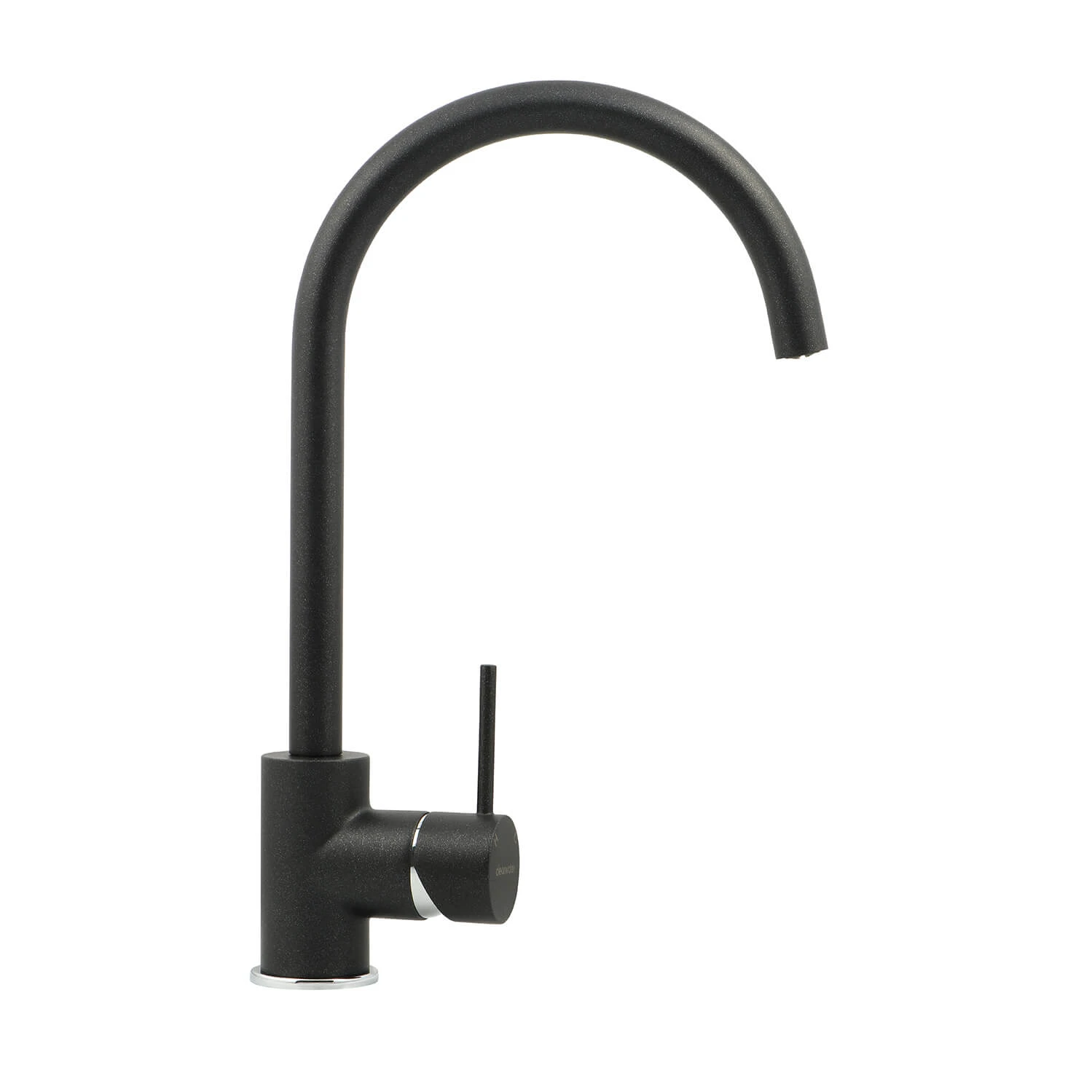 Clearwater Elara WRAS Approved Single Lever Mono Kitchen Mixer Tap - Chrome And Nero 4 Clearwater Elara WRAS Approved Single Lever Mono Kitchen Mixer Tap - Chrome And Nero - Image 4
