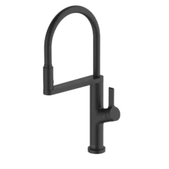 Clearwater Galex WRAS Approved Single Lever Mono Pull Out Kitchen Mixer And Cold Filtered Water Tap - Matt Black