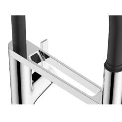 Clearwater Galex Motion WRAS Approved Touchless Single Lever Mono Pull Out Kitchen Mixer - Brushed Nickel -Vado Shop clearwater galex motion pull out kitchen tap sensor view