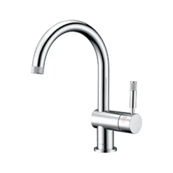 Clearwater Hotshot 1 Instant Filtered Kettle Hot Water Tap With Boiler Unit And Filter Cartridge - Polished Chrome