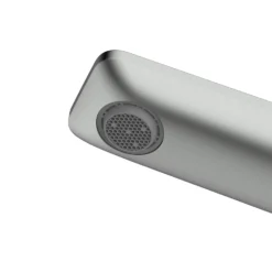 Clearwater Levant Single Lever Mono Kitchen Mixer Tap - Brushed Brass 23 Clearwater Levant Single Lever Mono Kitchen Mixer Tap - Brushed Brass -Vado Shop clearwater levant brushed nickel mono kitchen mixer closeup 1