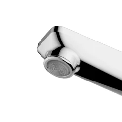 Clearwater Levant Single Lever Mono Pull Out Kitchen Mixer Tap - Brushed Brass -Vado Shop clearwater levant chrome mono pull out kitchen mixer closeup 1