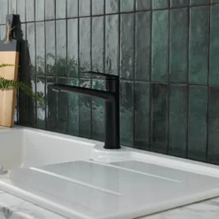 Clearwater Levant Single Lever Mono Kitchen Mixer Tap - Brushed Brass 25 Clearwater Levant Single Lever Mono Kitchen Mixer Tap - Brushed Brass -Vado Shop clearwater levant matt black mono kitchen mixer lifestyle 2