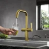 Clearwater Mariner WRAS Approved Single Lever Mono Kitchen Mixer And Cold Filtered Water Tap - Polished Chrome