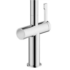 Clearwater Mariner WRAS Approved Single Lever Mono Kitchen Mixer And Cold Filtered Water Tap - Polished Chrome -Vado Shop clearwater mariner filtered water kitchen mixer chrome filter button close up