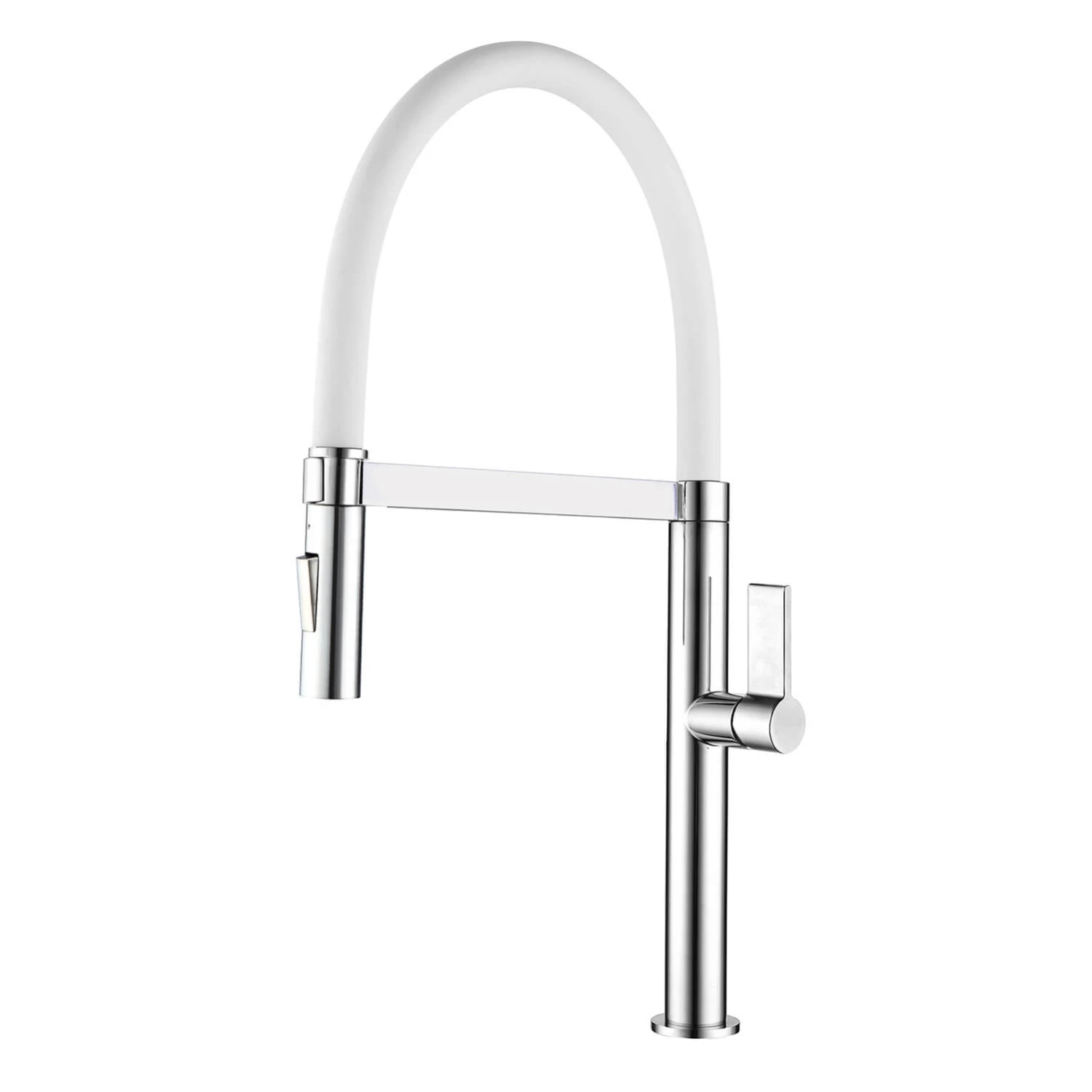 Clearwater Meridian Twin Flow Single Lever Mono Kitchen Tap With Detachable Spout - Chrome/Black 3 Clearwater Meridian Twin Flow Single Lever Mono Kitchen Tap With Detachable Spout - Chrome/Black - Image 3