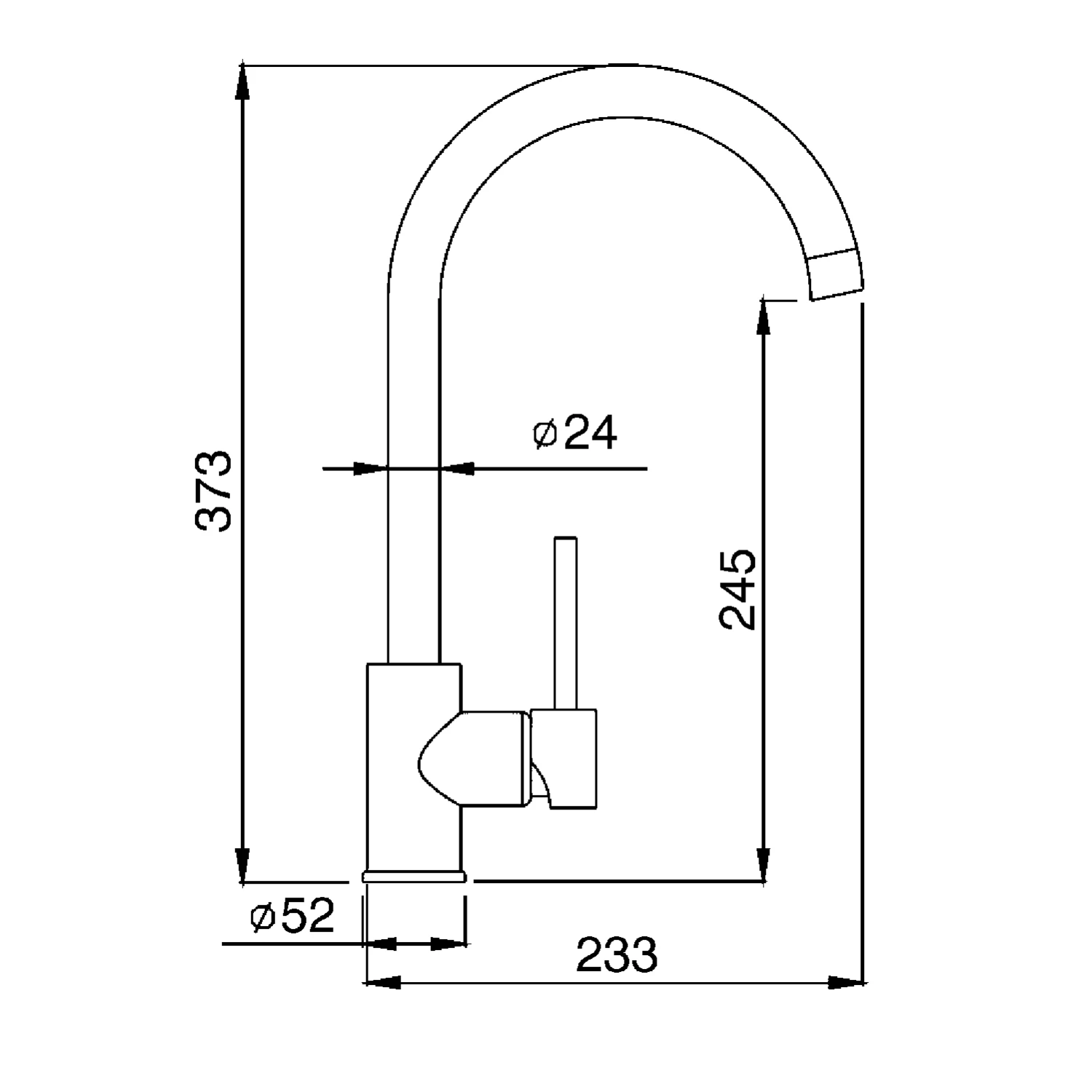 Clearwater Siren Chrome Single Lever Mono Kitchen Mixer With 'Twist & Spray' Spout 3 Clearwater Siren Chrome Single Lever Mono Kitchen Mixer With 'Twist & Spray' Spout - Image 3