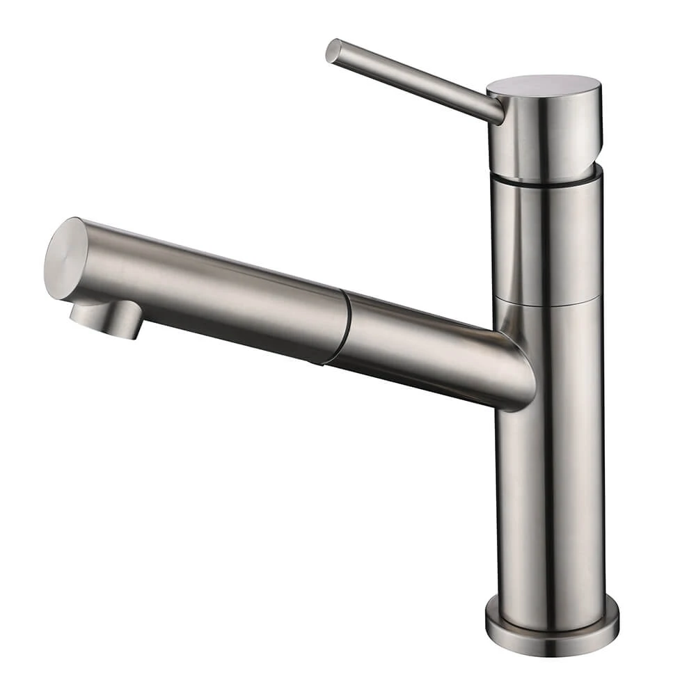 Clearwater Sirius Top Lever Mono Kitchen Mixer With Swivel Spout And Pull Out Aerator - Stainless Steel 1 Clearwater Sirius Top Lever Mono Kitchen Mixer With Swivel Spout And Pull Out Aerator - Stainless Steel