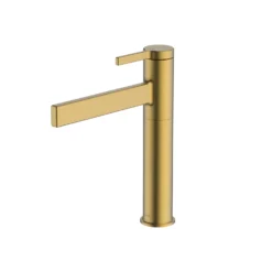 Clearwater Taku Single Lever Mono Kitchen Mixer Tap - Brushed Brass 26 Clearwater Taku Single Lever Mono Kitchen Mixer Tap - Brushed Brass -Vado Shop clearwater taku brushed brass mono kitchen mixer cutout