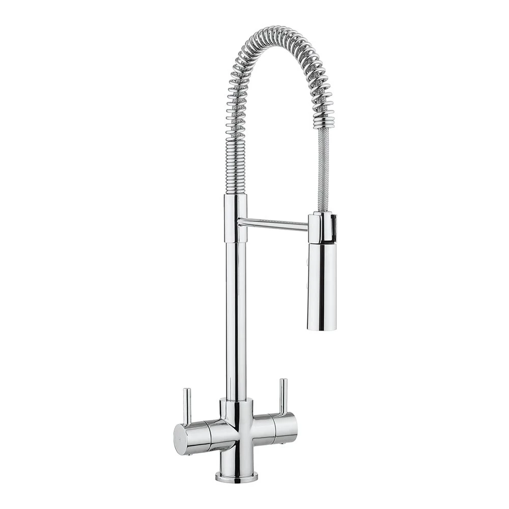 Crosswater Cucina Cook Dual Control Mono Kitchen Mixer With Flexi Spray - Chrome 2 Crosswater Cucina Cook Dual Control Mono Kitchen Mixer With Flexi Spray - Chrome - Image 2
