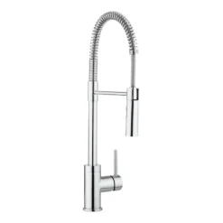 Crosswater Cucina Cook Side Lever Mono Kitchen Mixer With Flexi Spray - Chrome