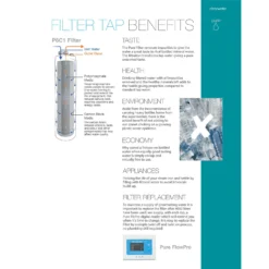 Clearwater Stella Triple Lever Mono Kitchen Mixer And Cold Filtered Water Tap - Matt Black -Vado Shop cold filter page information sheet 2