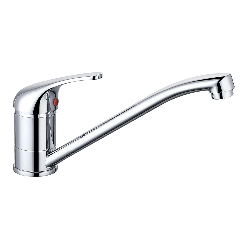 Clearwater Creta Single Lever Mono Sink Mixer With Swivel Spout - Brushed Nickel 1 Clearwater Creta Single Lever Mono Sink Mixer With Swivel Spout - Brushed Nickel