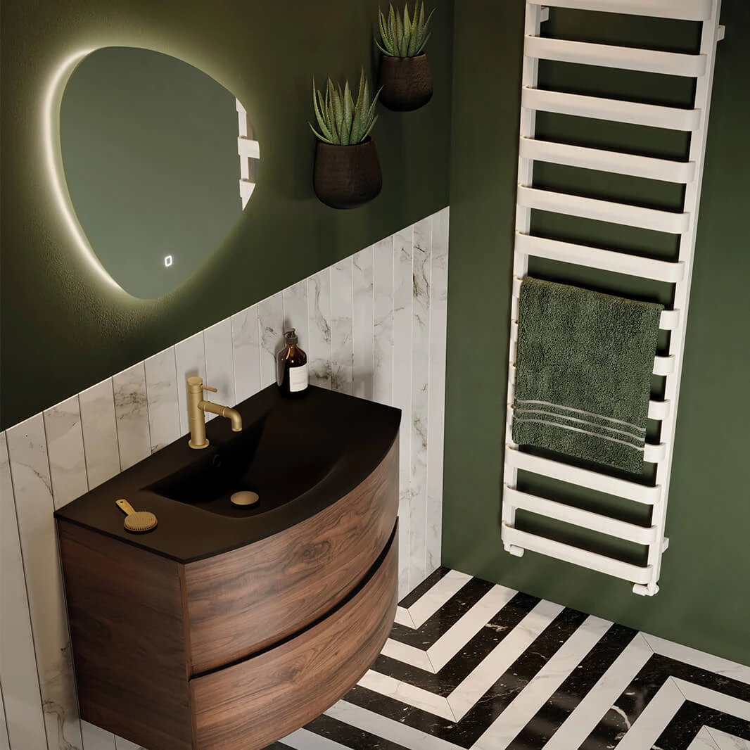 Crosswater Artist Forme LED Illuminated Back Lit Mirror With Colour Change LEDs - 640 X 488mm 2 Crosswater Artist Forme LED Illuminated Back Lit Mirror With Colour Change LEDs - 640 X 488mm - Image 2