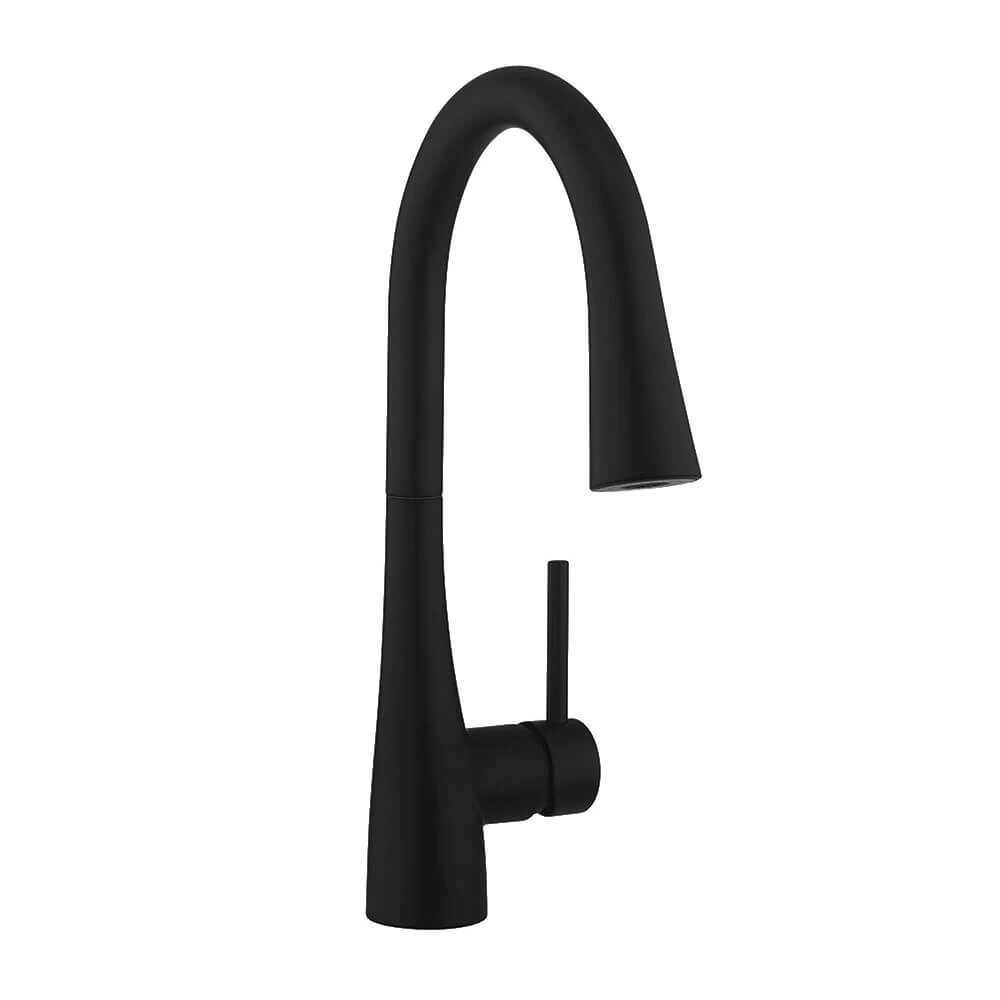 Crosswater Cucina Cook Mono Kitchen Mixer With Concealed Dual Function Pull Out Spray - Matt Black 2 Crosswater Cucina Cook Mono Kitchen Mixer With Concealed Dual Function Pull Out Spray - Matt Black - Image 2